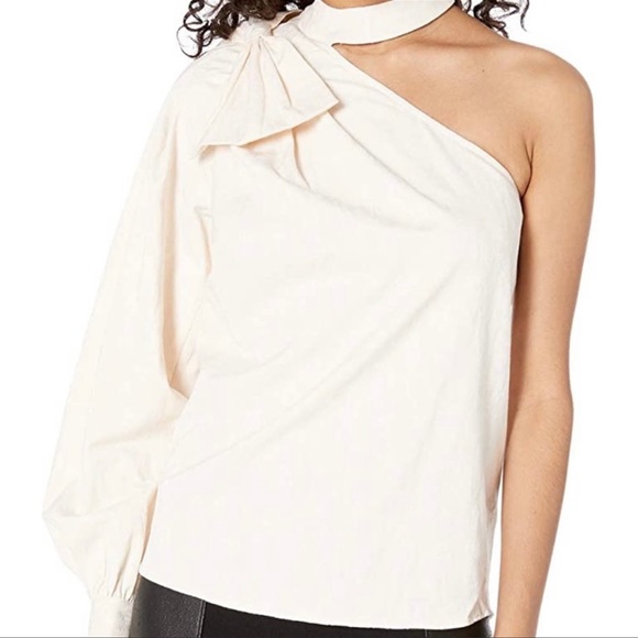 Bebe one shoulder jacquard top - Picture 2 of 6
